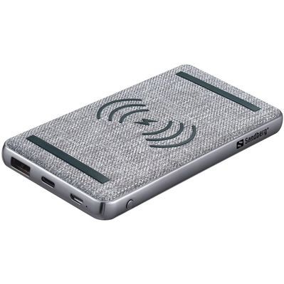 Батарея універсальна Sandberg 10000mAh, PD/20W, Wireless QI 15W, QC3.0, USB-C, Micro-USB, USB-A (420-61)