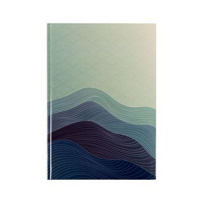 Книга записная Axent Waves А4, 96 листов, клетка, синяя (8422-562-A)