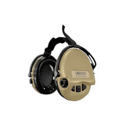 Навушники для стрільби Sordin Supreme Mil AUX Neckband Sand (76308-05-S)