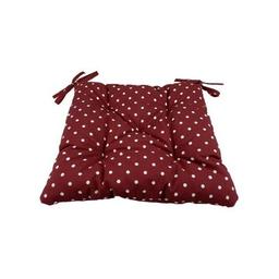 Подушка на стул Прованс Горох бордо 40х40 (4823093431003)