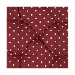 Подушка на стул Прованс Горох бордо 40х40 (4823093431003)
