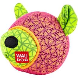 Іграшка для собак WAUDOG Fun Ведмедик 12х11 см рожева (62057)
