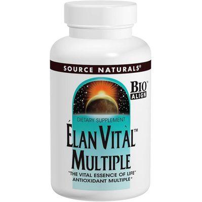 Мультивитамин Source Naturals Мультивитамины, Elan Vital Multiple, 90 таблеток (SNS-00060)