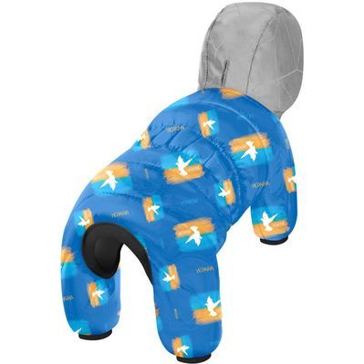 Комбінезон для тварин Collar WAUDOG Clothes Прапор S40 В 58-61 см, С 33-38 см (5440-0229)