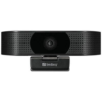 Веб-камера Sandberg Webcam Pro Elite 4K UHD (IMX258) Autofocus USB-A/USB-C Black (134-28)