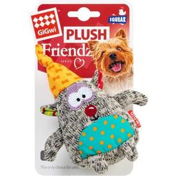 Іграшка для собак GiGwi Plush Ведмідь з пискавкою 10 см (75044)