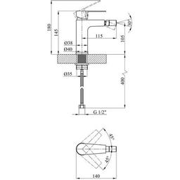 Змішувач Kroner Eifel-C020