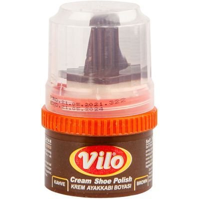 Крем для взуття Vilo Коричневий 60 мл (8697422820617)