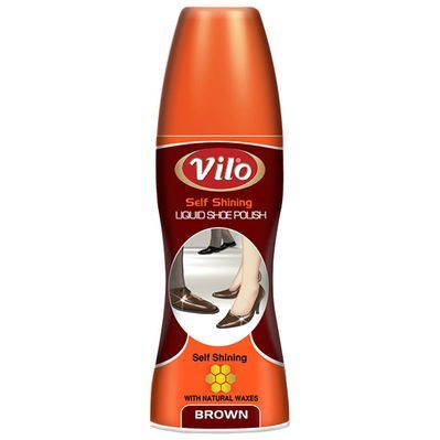 Крем для взуття Vilo рідкий Коричневий 80 мл (8697422820884)