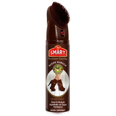 Спрей для взуття Smart Shoes для відновлення замші та нубуку Коричневий 200 мл (8697422822499)