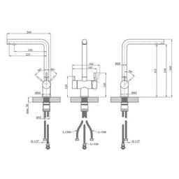 Смеситель Kroner Klassisch-ESG03811 (CV027932)
