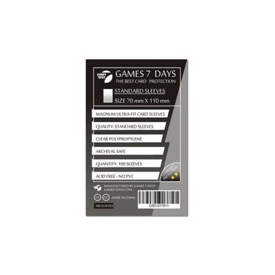 Протектор для карт Games7Days 70 х 110 мм, Magnum Ultra-Fit, 100 шт (STANDART) (GSD-017011)