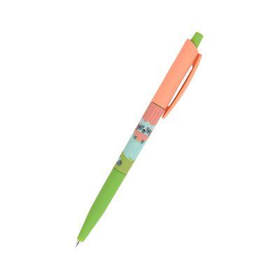 Ручка шариковая Axent автоматическая Racoon, синяя (AB1090-29-A)