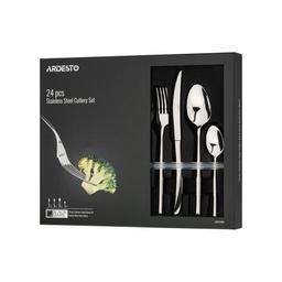 Набор столовых приборов Ardesto Black Mars Monza 24 пр (AR0724MS)