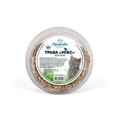 Ласощі для котів Природа трава «Мікс» 70 г (4823082401222)