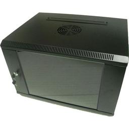 Шкаф настенный Hypernet 4U 19" 600x300 (WMNC-30-4U-FLAT-AC-BLACK)