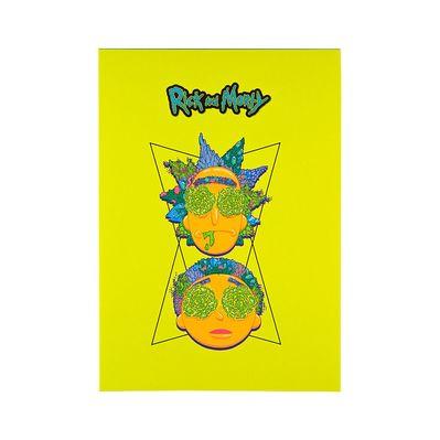 Блокнот Kite планшет Rick and Morty A5, 50 аркушів, клітинка (RM22-194-2)