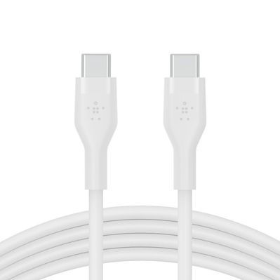 Дата кабель USB-С to USB-C 2.0m white Belkin (CAB009BT2MWH)