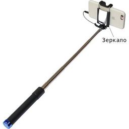 Монопод для селфі Grand-X Mirror 360 + дзеркало U-кріплення Blue (MI3UBE)