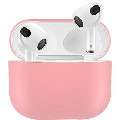 Чохол для навушників BeCover Silicon для Apple AirPods (3nd Gen) Grapefruit-Pink (707231)