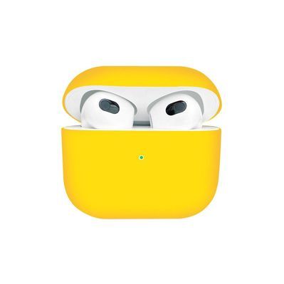 Чохол для навушників BeCover Silicon для Apple AirPods (3nd Gen) Yellow (707233)