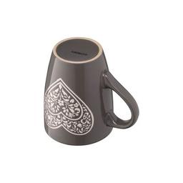 Чашка Ardesto Heart 330 мл Deep Grey (AR3467DGR)