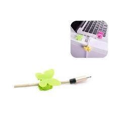 Тримач для кабелю Extradigital CC-948 Cable Clips butterfly, Green (KBC1713)