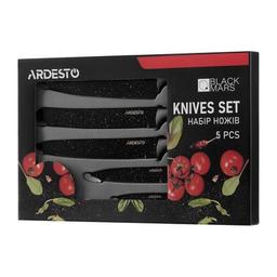 Набор ножей Ardesto Black Mars 5 шт Black (AR2105BR)