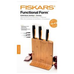 Набір ножів Fiskars Functional Form Bamboo 3 шт (1057553)