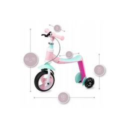 Самокат MoMi Elios 2 в 1 беговел Розовый (ROBI00030)