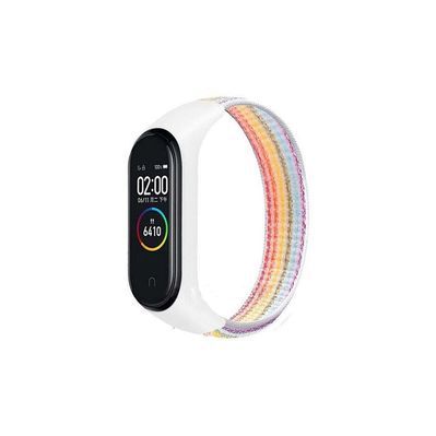Ремінець до фітнес браслета BeCover Nylon Style для Xiaomi Mi Smart Band 5/6 Rainbow (705430)