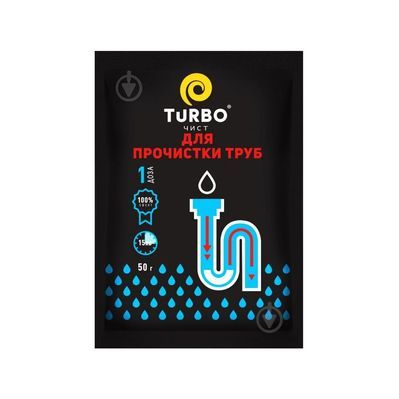 Засіб для прочищення труб TURBOчист Гранули 50 г (4823015909115)