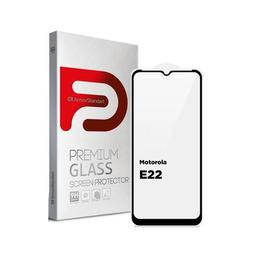 Стекло защитное Armorstandart Full Glue Motorola E22 Black (ARM65551)