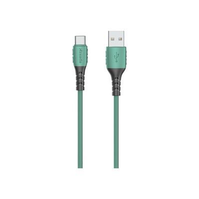 Дата кабель USB 2.0 AM to Type-C 1.0m PD-B51a Green Proda (PD-B51a-GR)