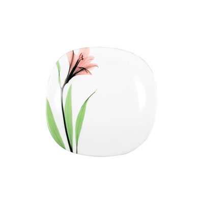 Тарілка Vittora Square Рожева Лілія 23 см Супова (V-230Spl)