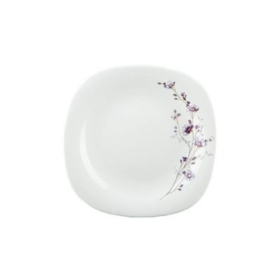 Тарілка Vittora Square Фіолетова Гілка Обідня 24 см (V-240SPB)