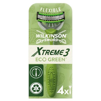 Бритва Wilkinson Sword Xtreme3 Eco Green 4 шт. (4027800175000)