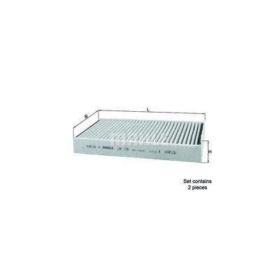 Фільтр салону Mahle LAK1156/S