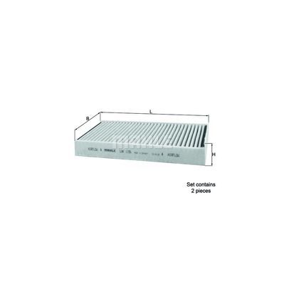 Фільтр салону Mahle LAK1156/S