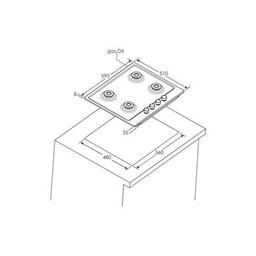 Варочна поверхня Candy CHG6BRBB