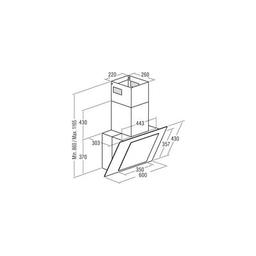 Вытяжка кухонная Cata CERES 600 XGWH (02027003)