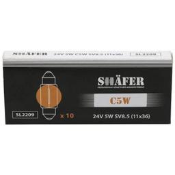 Автолампа SHAFER 24V5WC5WSV8.5 (SL2209)