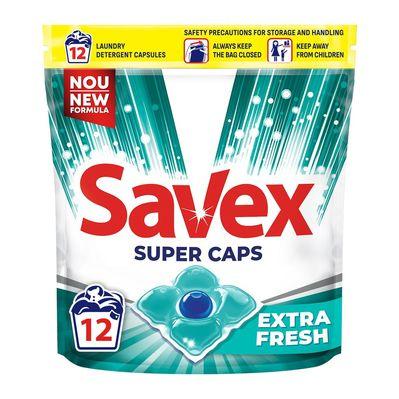 Капсулы для стирки Savex Super Caps Extra Fresh 12 шт. (3800024046834)