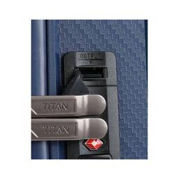 Чемодан Titan Compax Navy S USB (Ti844406-20)