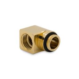 Фитинг для СВО Ekwb EK-Quantum Torque Micro Rotary 90 - Gold (3831109851043)