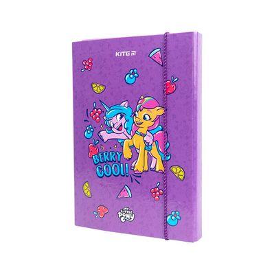 Папка для тетрадей Kite В5 на резинке My Little Pony, картон (LP23-210)