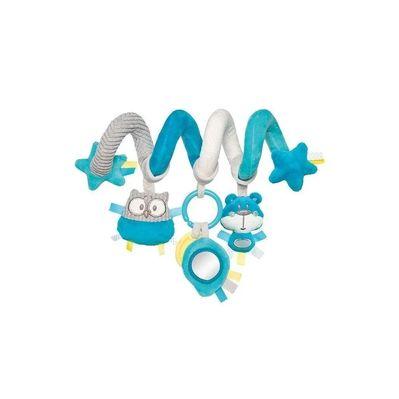 Игрушка на коляску Canpol Babies мягкая спиральбирюзовая (68/064_tur)