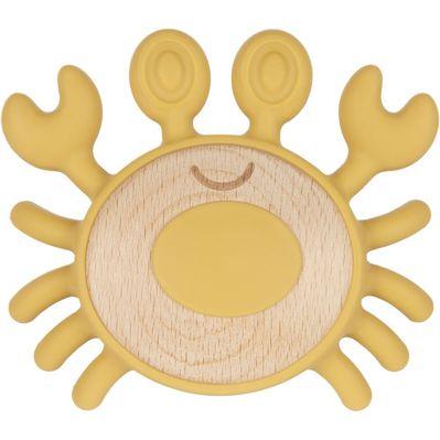 Прорезыватель Canpol babies деревянно-силиконовая Краб (80/306)