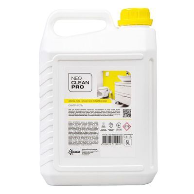 Рідина для чищення ванн Biossot Сантрі-гель для чищення сантехніки 5 л (4820255110097)