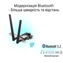 Мережева карта Wi-Fi ASUS PCE-AXE5400